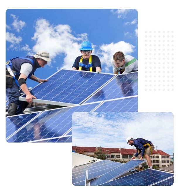 Solar panel installation Solar panel installation